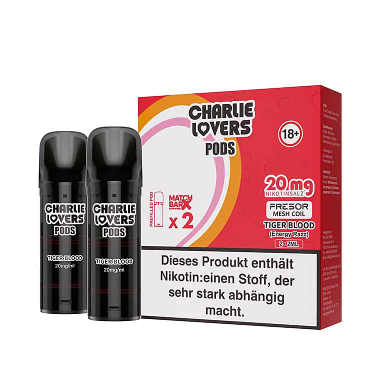 Charlie Lovers Tiger Blood Pods