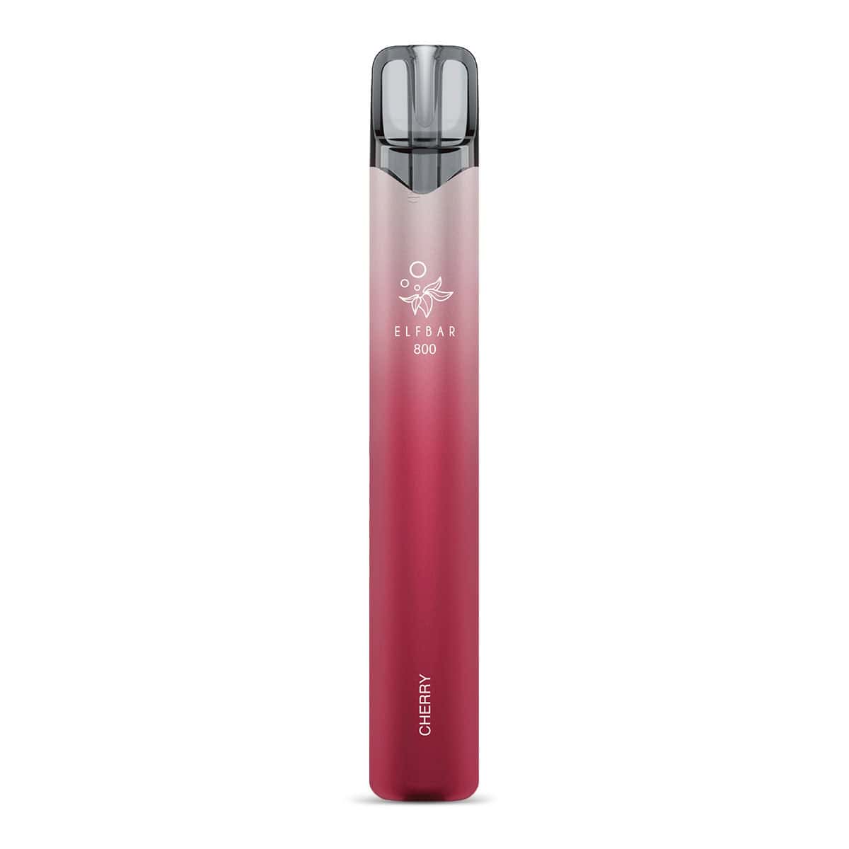 ELFBAR 800 Cherry Einweg E-Zigarette ohne Verpackung – elegantes rot-rosé Farbverlauf-Design, 800 Züge, fruchtiges Kirscharoma mit 20 mg/ml Nikotin