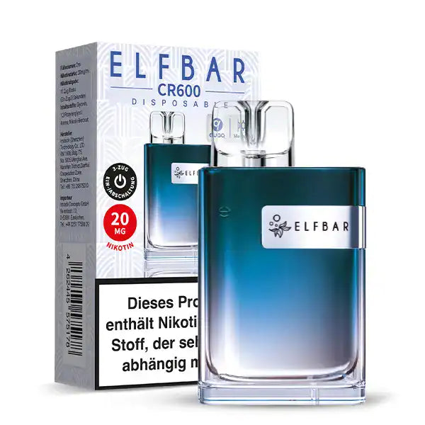 2ml Elfbar Crystal Blue Razz Lemonade mit 20 mg/ml nikotinstärke by Elf Bar mit Verpackung.