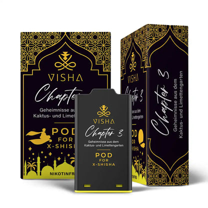 Visha X-Bar Shisha Pod Kaktus und Limette