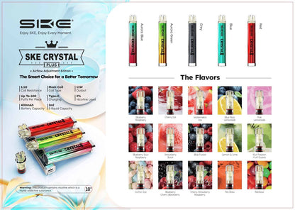 SKE Crystal Plus Max Basisgerät E-Zigarette 850 mAh Akku