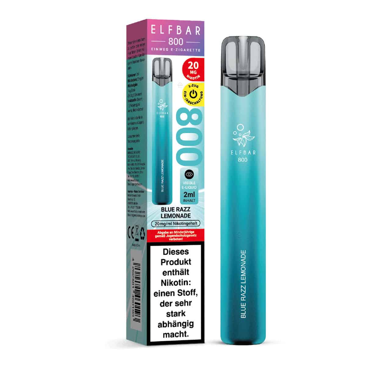 Elfbar 800 Blue Razz Lemonade Einweg E-Zigarette
