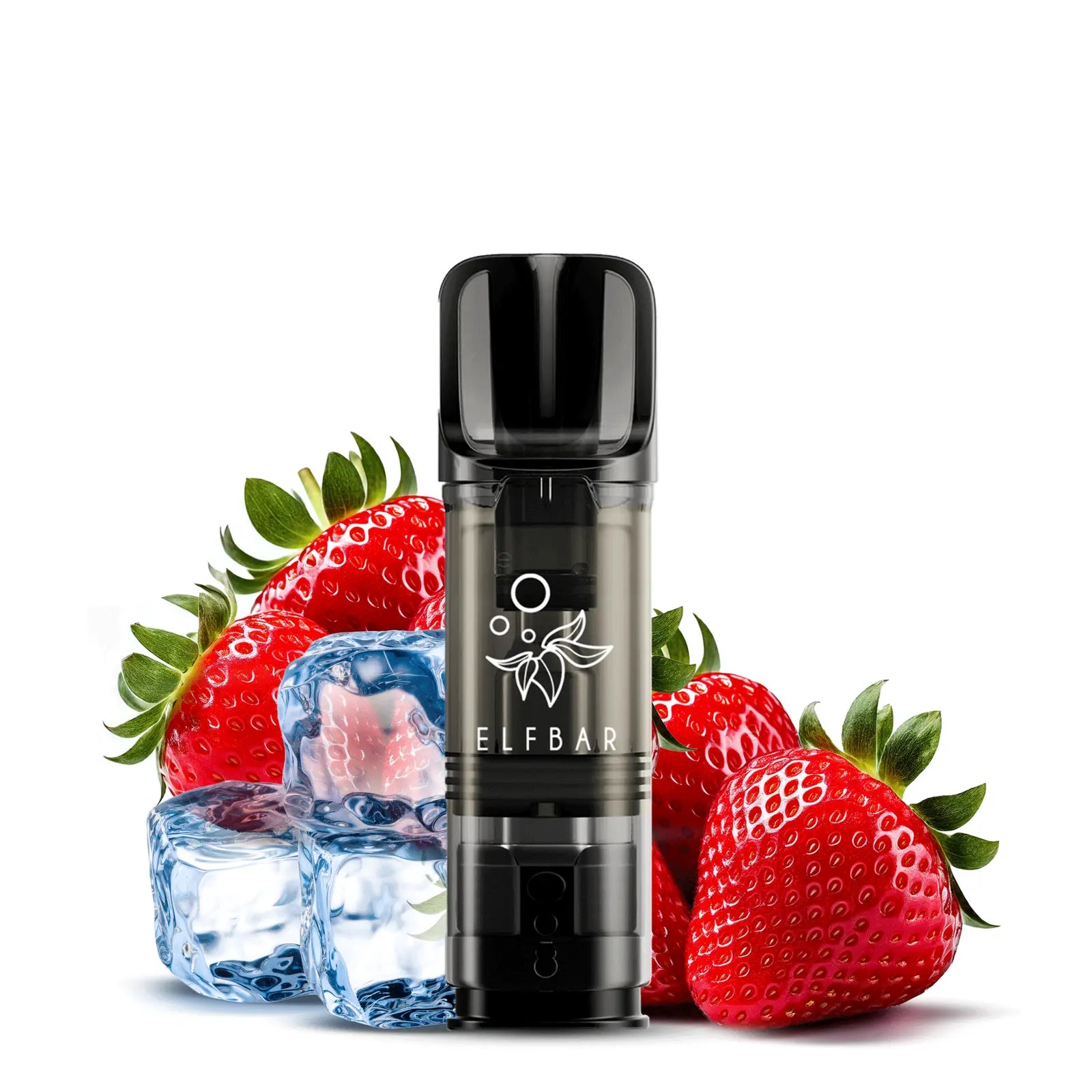 ELF BAR ELFA Pods Strawberry Ice – intensiver Erdbeergeschmack mit eiskalter Frische, Nikotingehalt 20 mg/ml, für ELFA Vape-System.