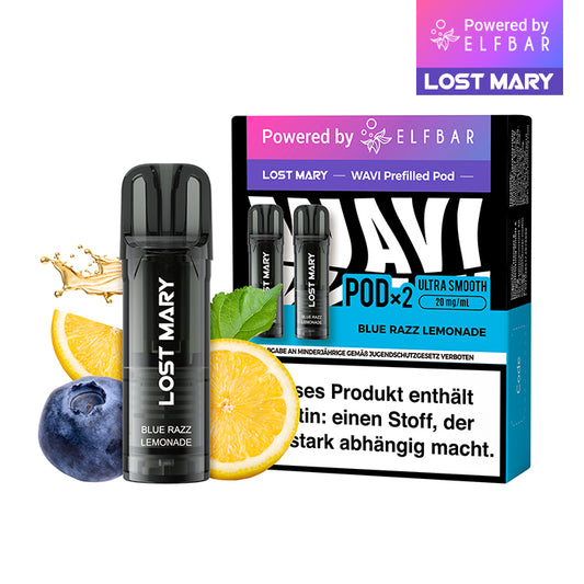 Lost Mary Wavi Pods Blue Razz Lemonade - 20 mg/ml
