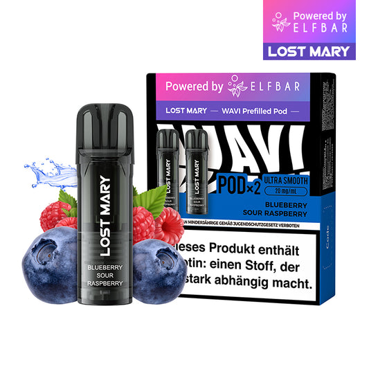 Lost Mary Wavi Pods Blueberry Sour Raspberry - 20 mg/ml