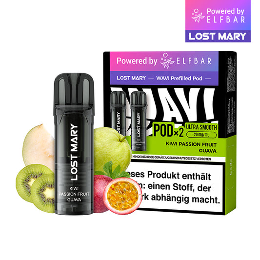 Lost Mary Wavi Pods Kiwi Passionfruit Guava - 20 mg/ml