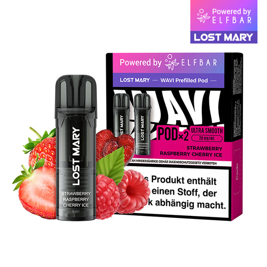 Lost Mary Wavi Pods Strawberry Raspberry Cherry Ice - 20 mg/ml