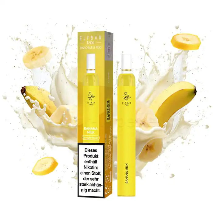 Elfbar T600 Banana Milk Einweg E-Zigarette