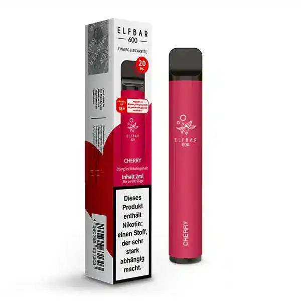 Elfbar Cherry Produktbild mit Verpackung