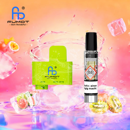 RandM Tornado Big Puff Kiwi Passionfruit Guava Einweg E-Zigarette