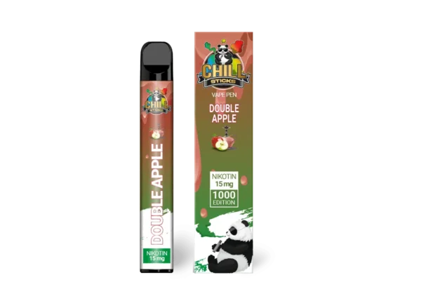 Chillsticks Double Apple Produktbild mit Vape