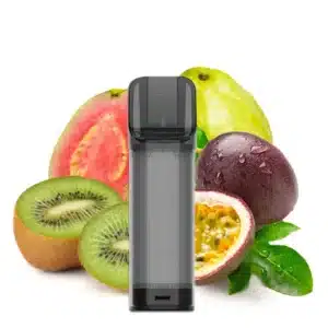 ELFA Kiwi Passionfruit Guava Produktbild mit den Früchten Kiwi, Passionsfrucht und Guava abgebildet