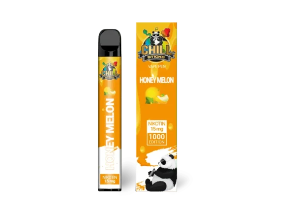 Chillsticks Honey Melon Produktbild mit Vape