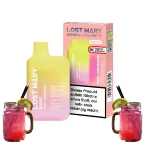 Lost Mary Pink Lemonade mit pinkem Lemonaden Geschmack