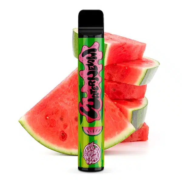 187 Watermelon Produktbild mit Wassermelonen Stücken im Hintergrund