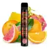 187 Zafari Produktbild mit Orange, Grapefruit, Zitrone und Drachenfrucht im Hintergrund