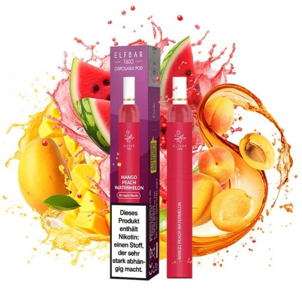 Elfbar T600 Mango Peach Watermelon - 20 mg/ml