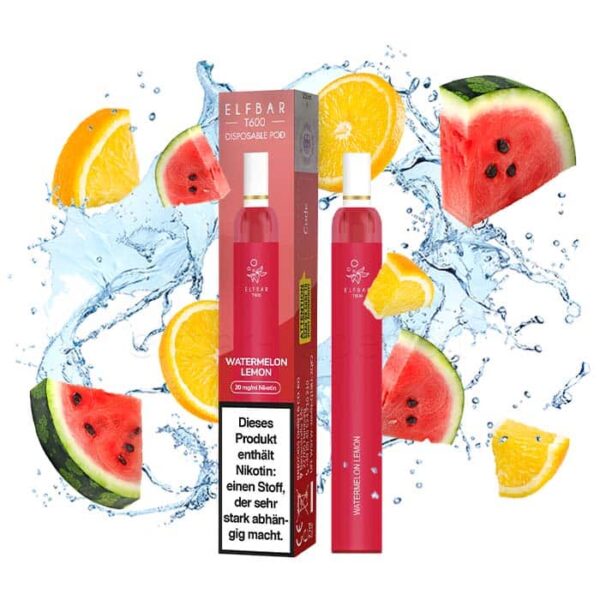 Elfbar T600 Watermelon Lemon - 20 mg/ml