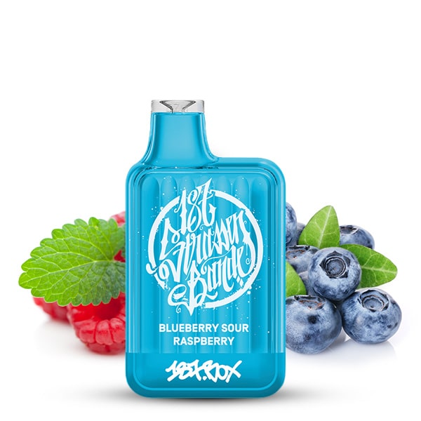187 Box Blueberry Sour Raspberry mit dem Geschmack von Blaubeere und Himbeere in der 20 mg/ml Variante