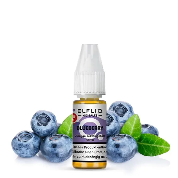 Elfliq Blueberry E-Liquid by Elfbar mit dem Geschmack von Blaubeeren