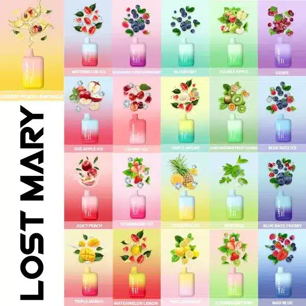 Lost Mary Box stelle dir aus allen Geschmacksrichtungen deine eigene Box zusammen