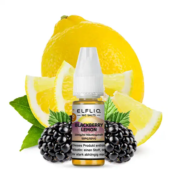 10ml Elfliq Blackberry Lemon mit 10 mg/ml nikotinstärke by Elf Bar