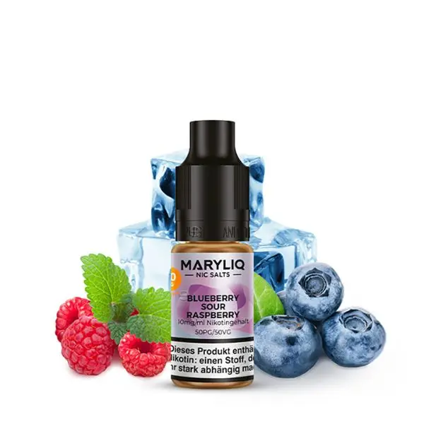 10ml Maryliq Blueberry Sour Raspberry mit 20 mg/ml nikotinstärke by Elf Bar