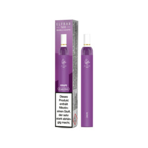 Elfbar T600 Grape mit Verpackung abgebildet