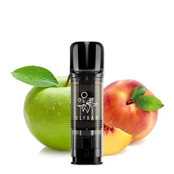 2ml ELFA Pods Apple Peach nikotinfrei mit 0 mg/ml nikotinstärke by Elf Bar