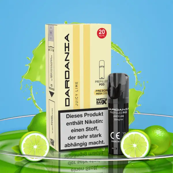 Dardania Pod Juicy Lime, 1er Pack mit dem Geschmack von Limette