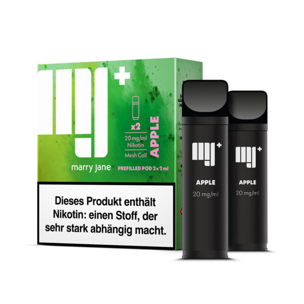 Marry Jane Pods Apple, 2er Pack mit dem Geschmack von Apfel