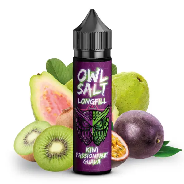 OWL Salt Kiwi Passionfruit Guava Longfill Aroma - 10 ml in 60 ml