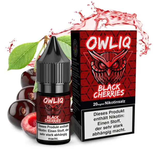 OWLIQ Black Cherries Liquid 20 mg/ml