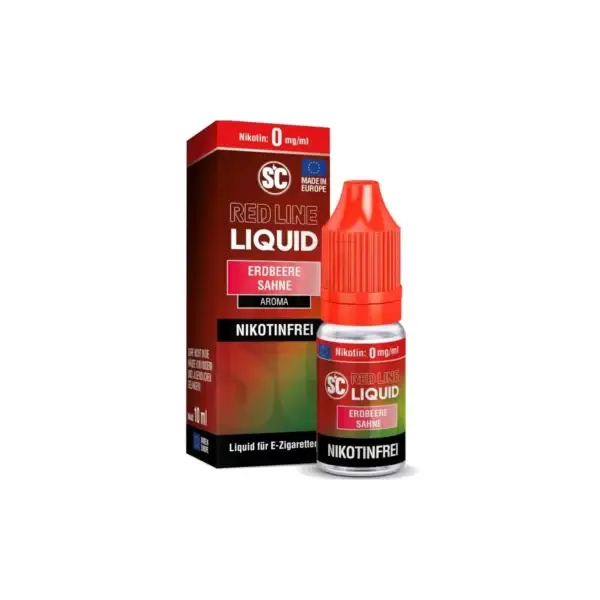 SC Liquid Erdbeere Sahne 0 mg/ml