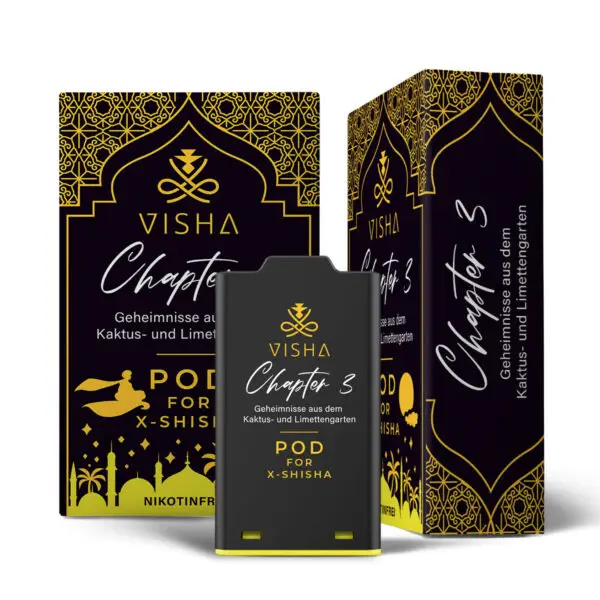 Visha X-Bar Shisha Pod Kaktus und Limette