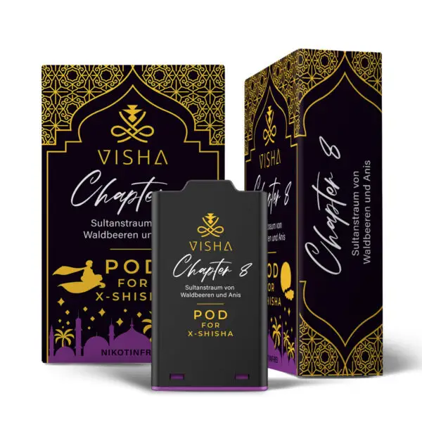 Visha X-Bar Shisha Pod Waldbeeren und Anis