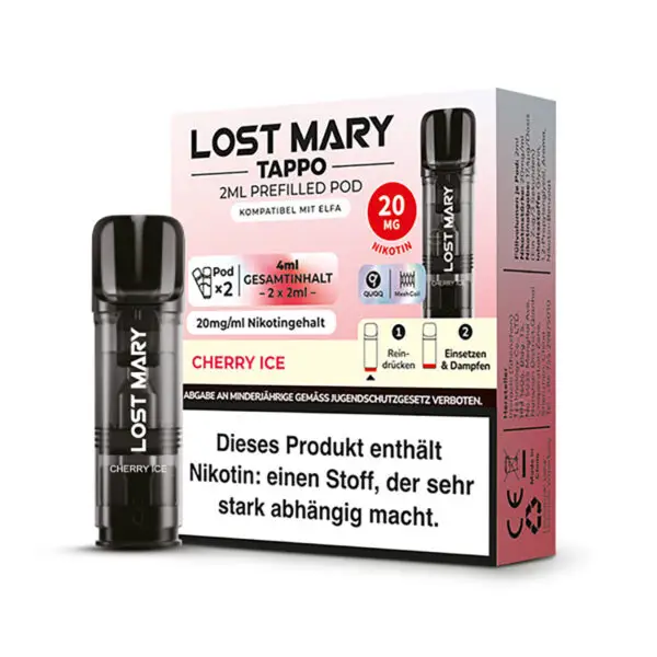 Lost Mary Tappo Pods Cherry Ice