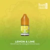 RandM Tornado E-Liquid - Lemon & Lime 20mg/ml in einer 10ml Flasche, bietet die perfekte Kombination aus erfrischender Zitrone und Limette mit Nikotinsalz für ein intensives Dampferlebnis. 20mg/ml Nikotin für eine angenehme Nikotinaufnahme