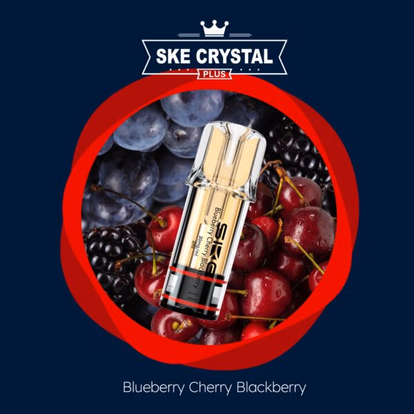 Crystal Plus Pod Blueberry Cherry Blackberry Pods mit 20 mg/ml