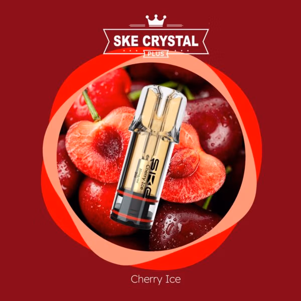 Crystal Plus Pod Cherry Ice – 20 mg/ml mit intensivem Kirschgeschmack und eisiger Frische im modernen Pod-System