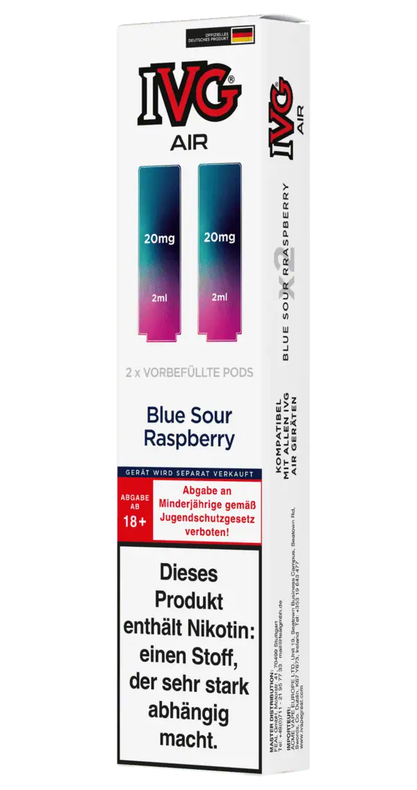 IVG Air Pods Blue Sour Raspberry