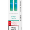 IVG Air Pods Classic Menthol: 2x2 ml mit 20 mg/ml Nikotinsalz. Reiner Mentholgeschmack für ein frisches Dampferlebnis. Jetzt entdecken!
