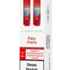 IVG Air Pods Fizzy Cherry – 20 mg/ml: Weiße Packung mit roten Pods, 20mg Nikotin, Fizzy Cherry, Nikotinwarnung.