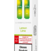 IVG Air Pods Lemon Lime – 20 mg/ml: Weiße Packung mit hellgrünen Pods, 20mg Nikotin, Lemon Lime, Nikotinwarnung.