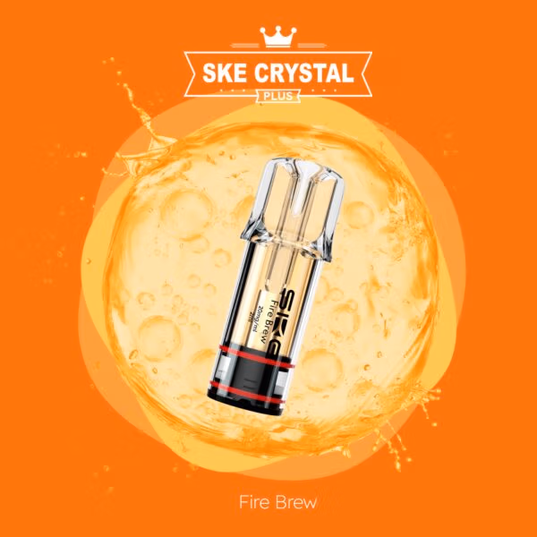 Crystal Plus Pod Fire Brew – 20 mg/ml mit dem Geschmack einer schottischen Limonade, kombiniert mit spritziger Orange und Zitrone