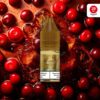 Flasche RandM Tornado Liquid Cherry Cola 20 mg/ml vor Cola-Glas mit Kirschen – E-Liquid mit Geschmack von Kirsch-Cola