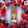 Flasche RandM Tornado Liquid Strawberry Raspberry Cherry Ice 20 mg/ml vor Erdbeeren, Himbeeren, Kirschen und Eiswürfeln – E-Liquid mit fruchtig-kühlem Beerengeschmack