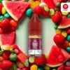 Flasche RandM Tornado Liquid Strawberry Watermelon Bubblegum 20 mg/ml vor Erdbeeren, Wassermelone und Kaugummi – E-Liquid mit süßem, fruchtigem Kaugummigeschmack
