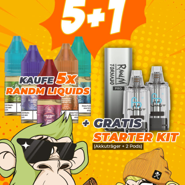 RandM Liquids 5+1 Starter Kit