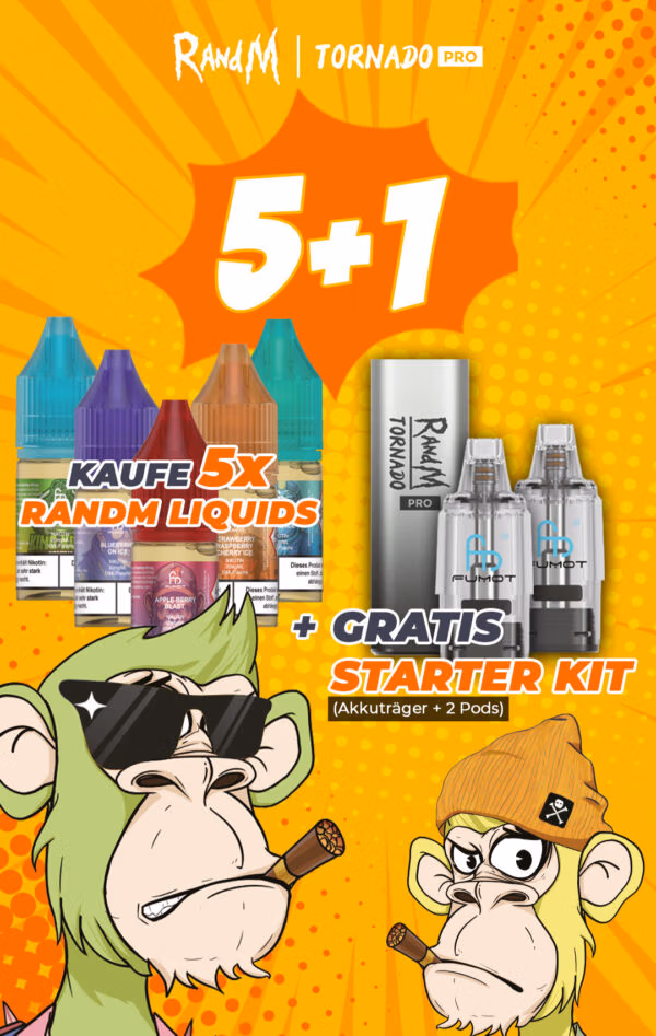 RandM Liquids 5+1 Starter Kit